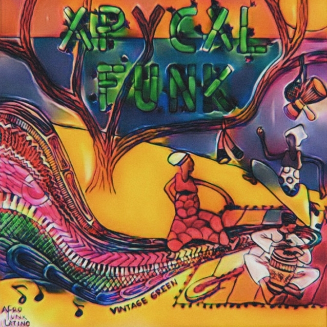 Arte de tapa Apycal Funk - Vintage Green